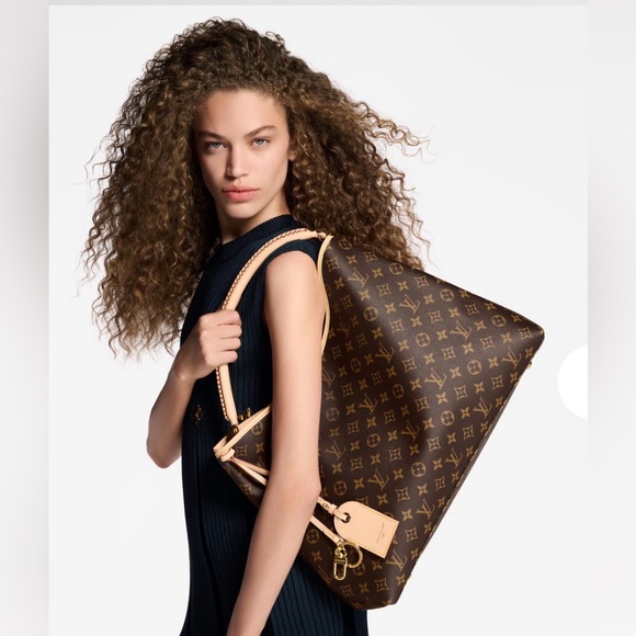 New Again Monogram canvas bag with a braided handle -name tag and Charm CHIPPED - Picture 2 of 16